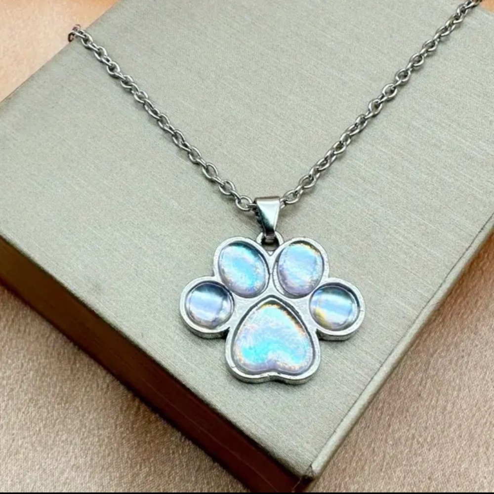 Paw Print Necklace - Picture 2 of 3